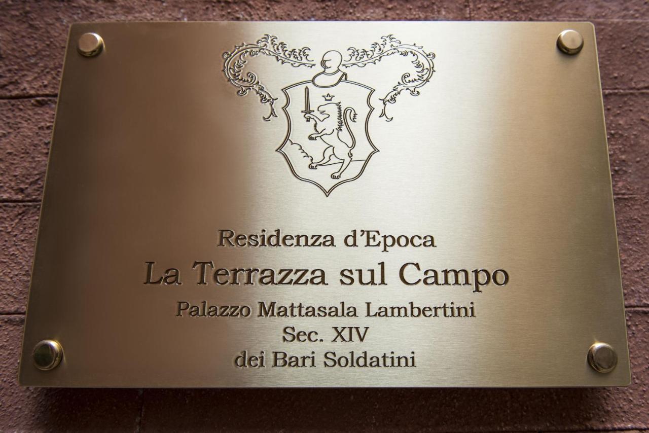 La Terrazza Sul Campo-Rooms Only Сиена Екстериор снимка